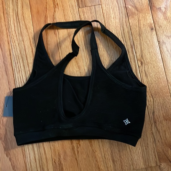 Nux Black Shapeshifter Ribbed Active Bra NWT - Picture 5 of 5